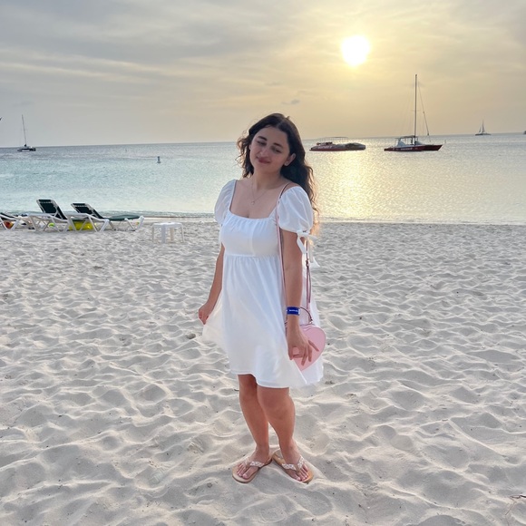 Amazon White Summer Dress - Picture 3 of 3